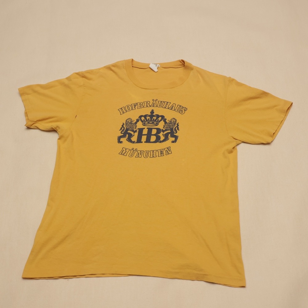 Vintage Hofbrauhaus Munchen T Shirt XL Germany Munich Beer Tourist Graphic